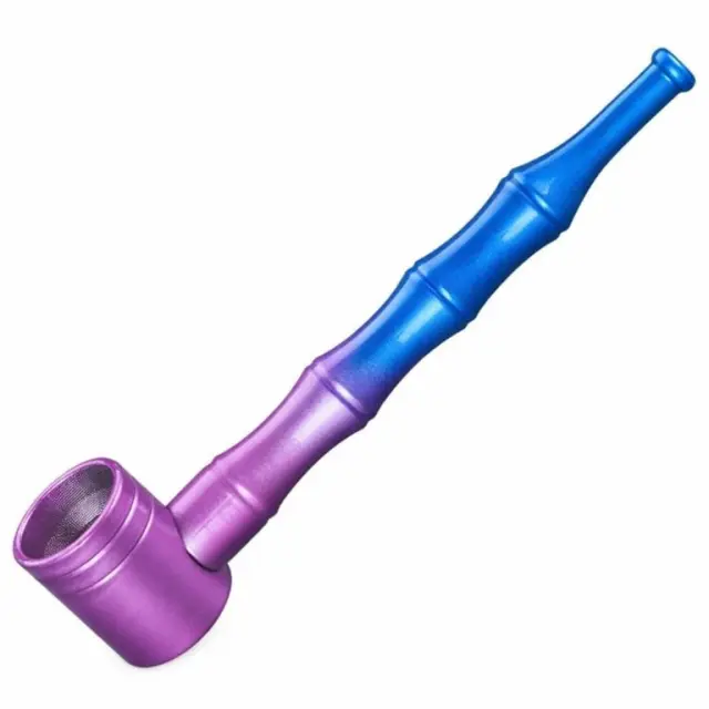 Champ High Seahorse Pipe Aluminium 11cm Blue & Purple
