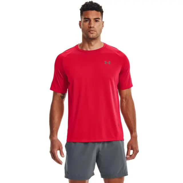 Under Armour Tech 2.0 SS T-Shirt (1326413-600) - Κόκκινο