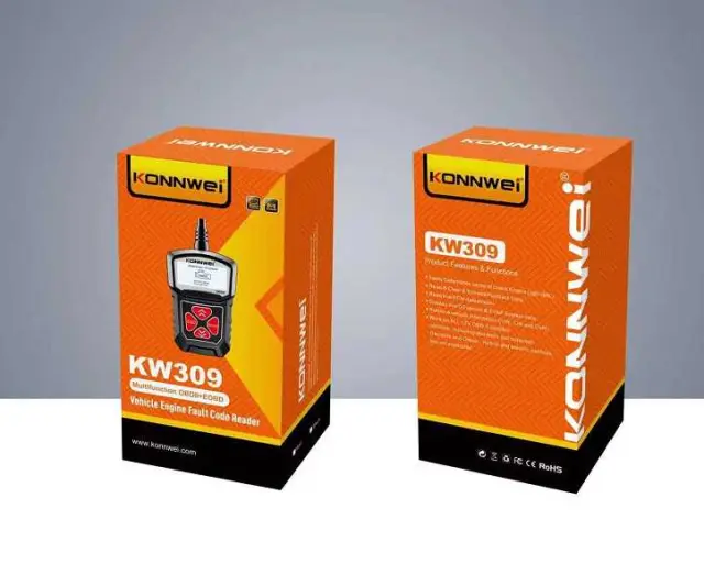 Ψηφιακό διαγνωστικό αυτοκινήτων OBDII/EOBD - Konnwei - KW309 - 638024 2