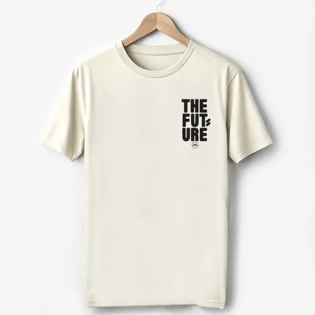 T-shirt Noshame® Off-white με τύπωμα The Future - 122466 - XXL 2