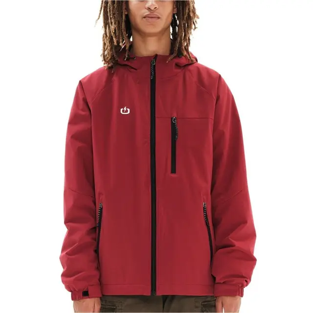 Emerson Men's Jacket with Hood (222.EM10.03-DARK RED) - Κόκκινο