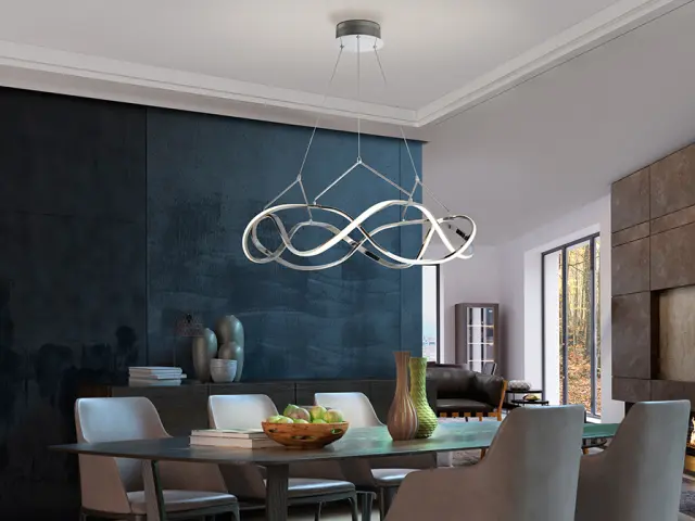 MOLLY LED LAMP Ø80 CHROME φωτιστικό κρεμαστό Χρώμιο