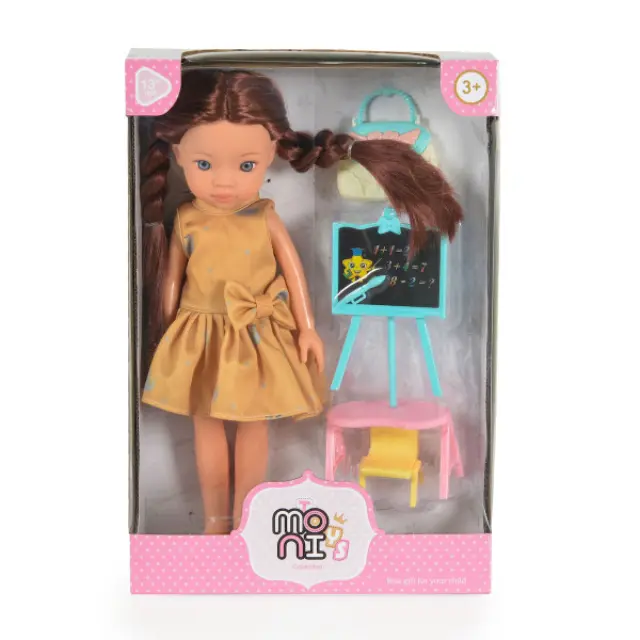 Moni Toys Κούκλα 33cm Με Αξεσουάρ LS1303-3