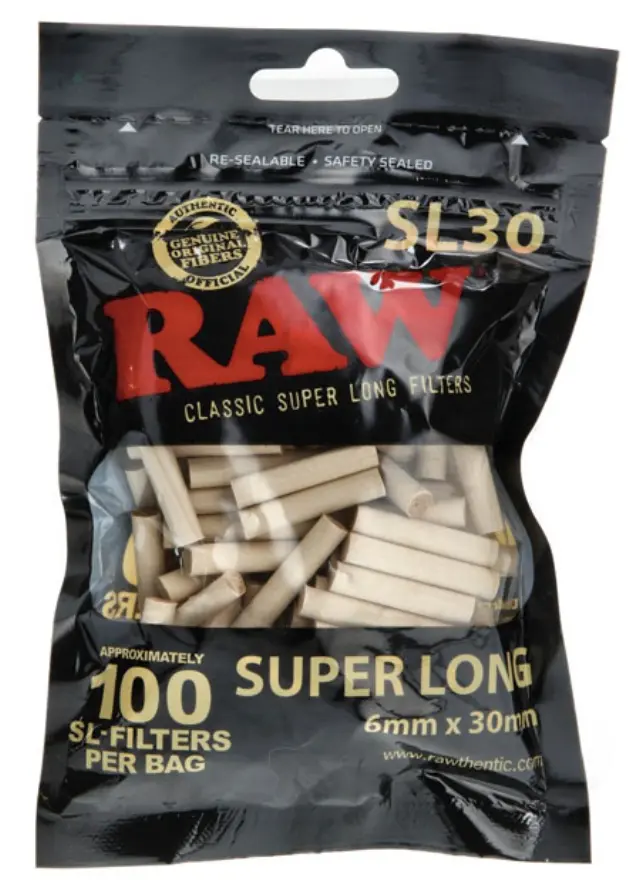 RAW Φιλτρoτζιβάνα Super Long - Ακατέργαστη Slim SL30