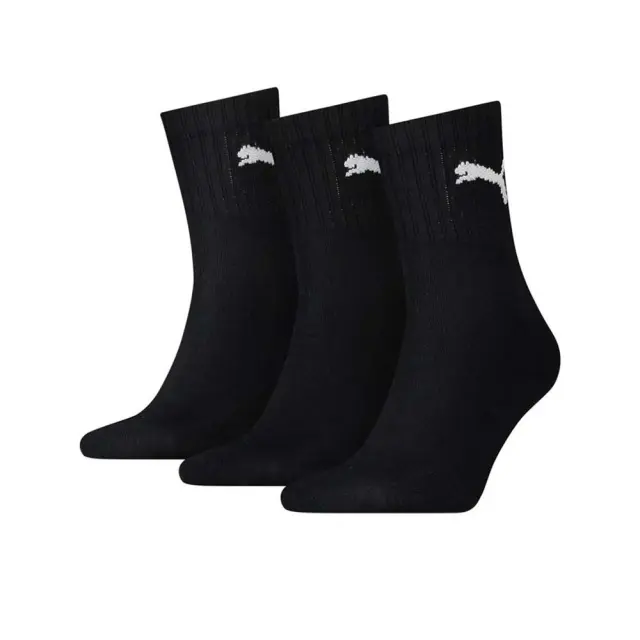 Puma Adult Short Dobotex 3 Pair Crew Socks Μαύρο 231011001-200 (Puma)