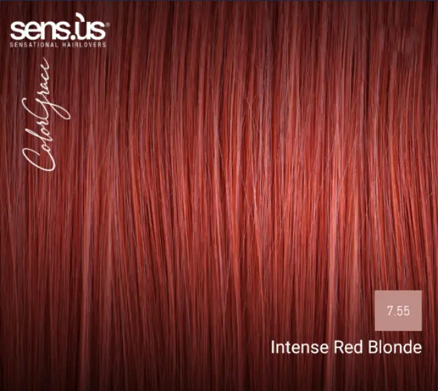 Sensus Color Grace M3K 7.55 Intense Red Blonde 100ml - (μόνιμη βαφή έντονο κόκκινο ξανθό) 2