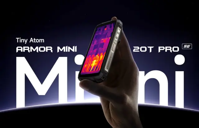 ULEFONE smartphone Armor Mini 20T Pro, 4.7", 8/256GB, 5G, 6200mAh, IP68/IP69K, μαύρο 2