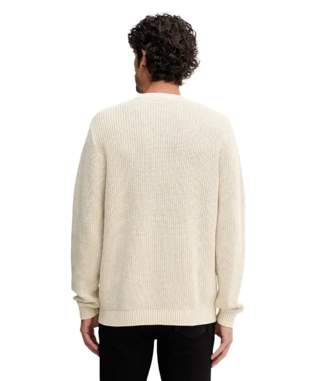 Pepe Jeans - Ανδρικό Πουλόβερ Βαμβακερό Neck Jumper PM7000022-839 Μπεζ - XL 2