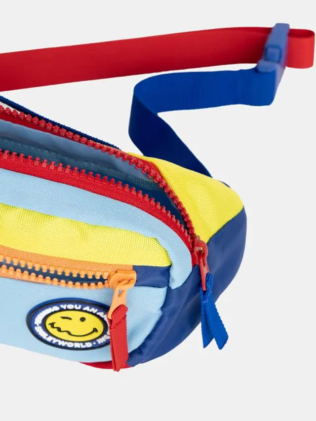 Παιδικό Τσαντάκι Μέσης για Αγόρια Colorblock Smiley ΠΟΛΥΧΡΩΜΟ - One Size 3