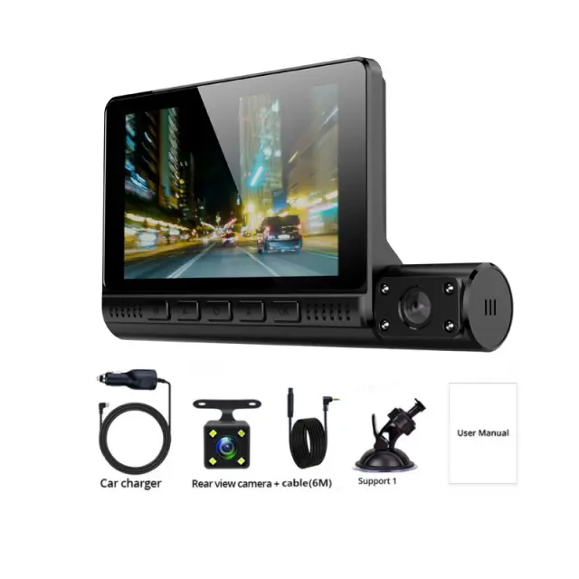DVR video full HD 1080P 4 - Καταγραφικό με κάμερα οπισθοπορείας και εσωτερικού χώρου 2