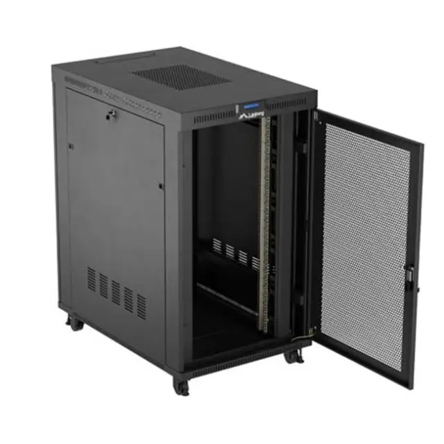 Lanberg Καμπίνα Rack 19" 27U 800X1200 Black LCD V2 (FF01-8227-23BL)