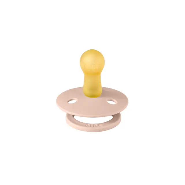 Πιπίλες Καουτσούκ Ivory/Blush 2τμχ Στρογγυλή No1-Bibs 2