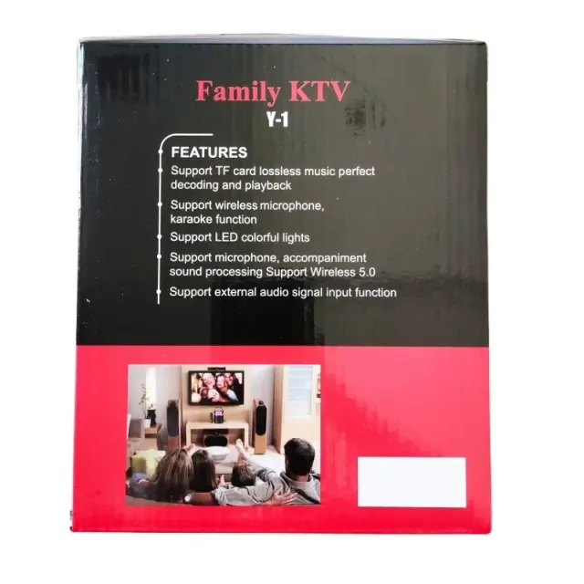 Σύστημα με Ασύρματα Μικρόφωνα Family KTV Y-1 σε Μαύρο Χρώμα 2