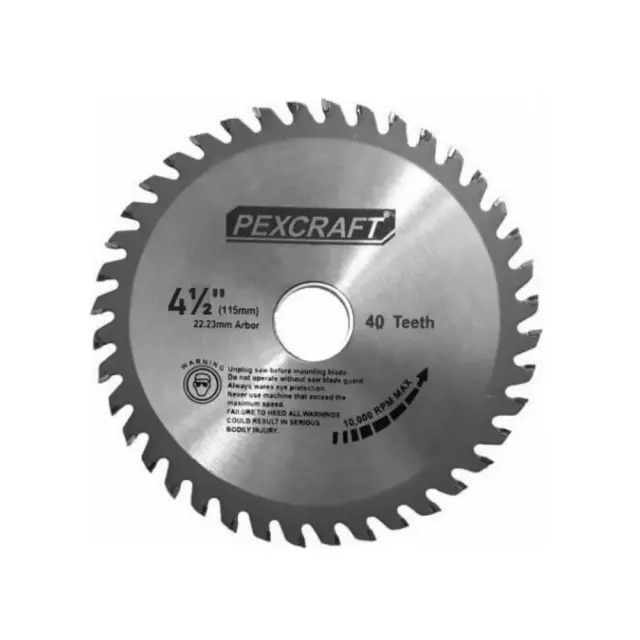 Pexcraft Δίσκος Ξύλου Φ125 Για Γωνιακό Τροχό 40Δόντια 2