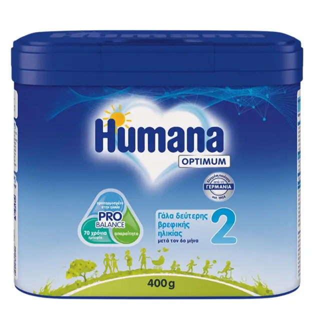 Humana Optimum Milk 2  6m+ 400gr