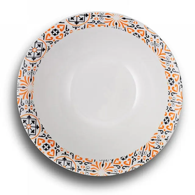Σαλατιέρα Πορσελάνινη "Maiolica orange" 23cm 2