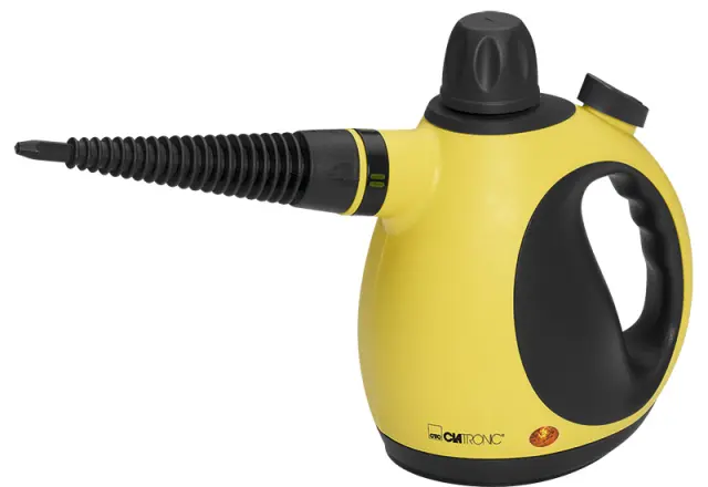 Clatronic DR 3653 Portable steam cleaner 0.25 L Black - Yellow 1050 W