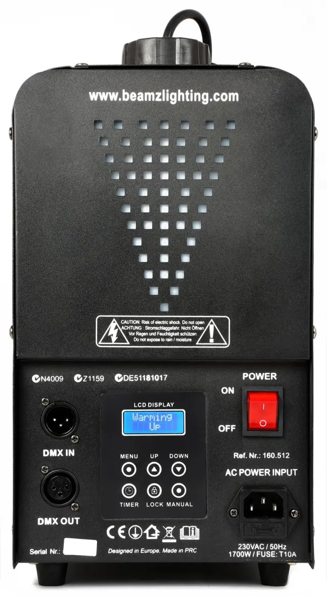 BEAMZ H2000 ΜΗΧΑΝΗ ΟΜΙΧΛΗΣ ΜΕ DMX 3