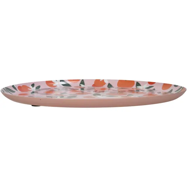 Δίσκος Πορτοκάλια Πολύχρωμο Μέταλλο 33x33x1.5cm 2