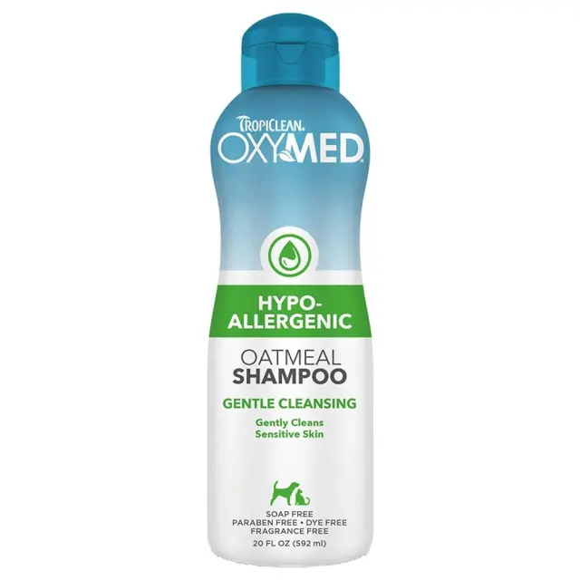 Tropiclean Oxymed Hypo Allergenic Oatmeal Σαμπουάν Σκύλου & Γάτας 592ml Μονόχρωμο