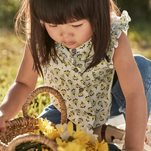 Baby 6 μηνών έως 4 ετών Πουκαμίσα σταμπωτή φυστικί - 12M