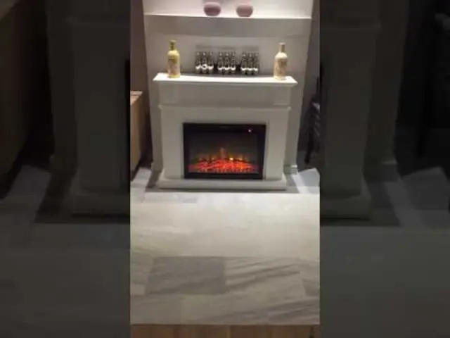 Ηλεκτρικό Τζάκι Soprano De Lux Black Επιδαπέδιο 2000W - Hitense 2