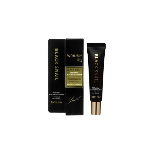 Black Snail Premium Rolling Eye Serum, Αντιγηραντικός Ορός Ματιών με 3 Κυλίνδρους για Απαλό Μασάζ 25 ml