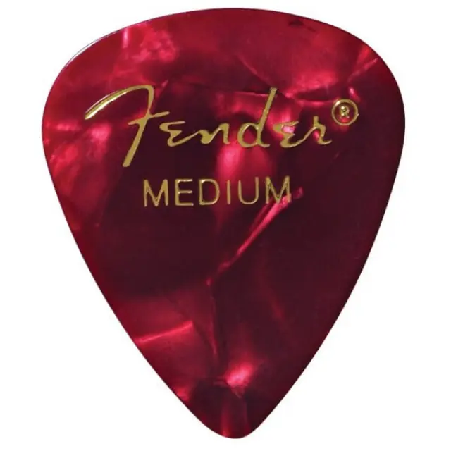 Fender Red Moto Medium Πέννες (12 τεμάχια)