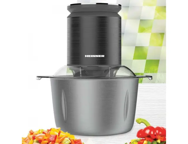 Πολυκόφτης Heinner HMC-KD800SS με ισχύ 800W και χωρητικότητα 3L - Grey HMC-KD800SS 3