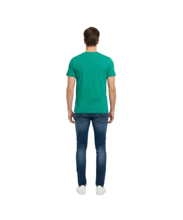 Cavalli Class - Ανδρική Μπλούζα T-Shirt Κοντομάνικη Short Sleeve TXT60BJD060-04038 Πράσινο 2