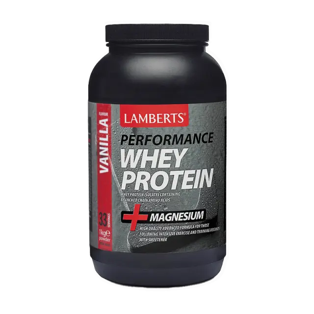 Lamberts Performance Whey Protein & Magnesium Βανίλια 1kg