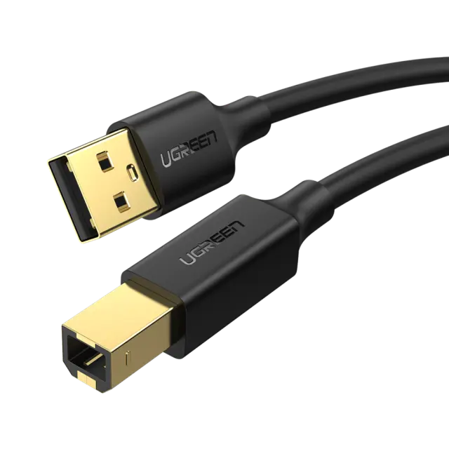Ugreen® USB 2.0 Καλώδιο από Type Α Male σε Type B 1.5m -Μαύρο