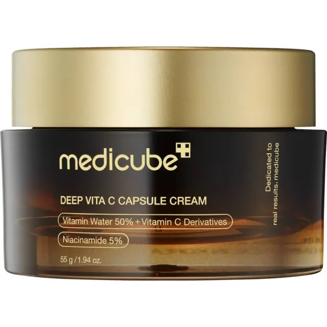 Medicube Deep Vita C Capsule Cream, Κρέμα Προσώπου σε Μορφή Καψουλών για Ενυδάτωση & Λάμψη 55g