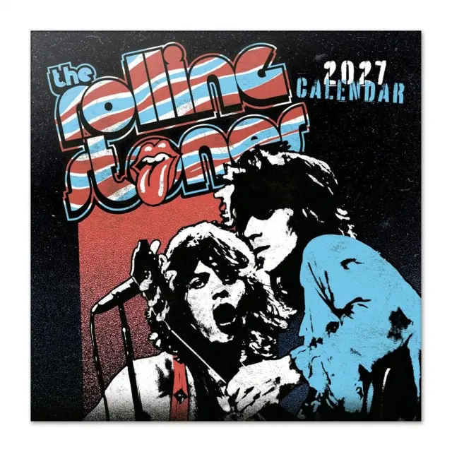 HMEΡΟΛΟΓΙΟ ΤΟΙΧΟΥ THE ROLLING STONES 2027 30X30 CALENDAR CP27043