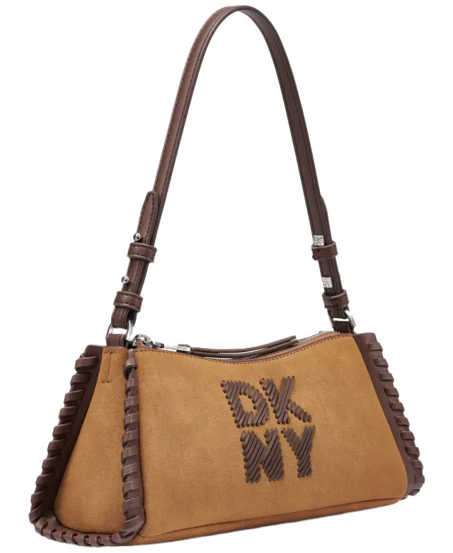 DKNY γυναικεία τσάντα ώμου satchel JOSIE σουέντ R623MQ80-1 - OS 2