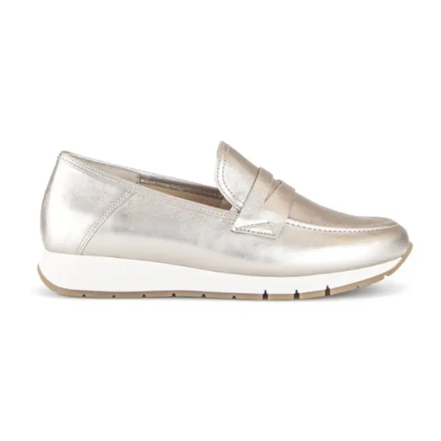 Gabor Μοκασίνια-Loafers Γυναικείο δέρμα Χρυσό GAB/42471 82-PUDER