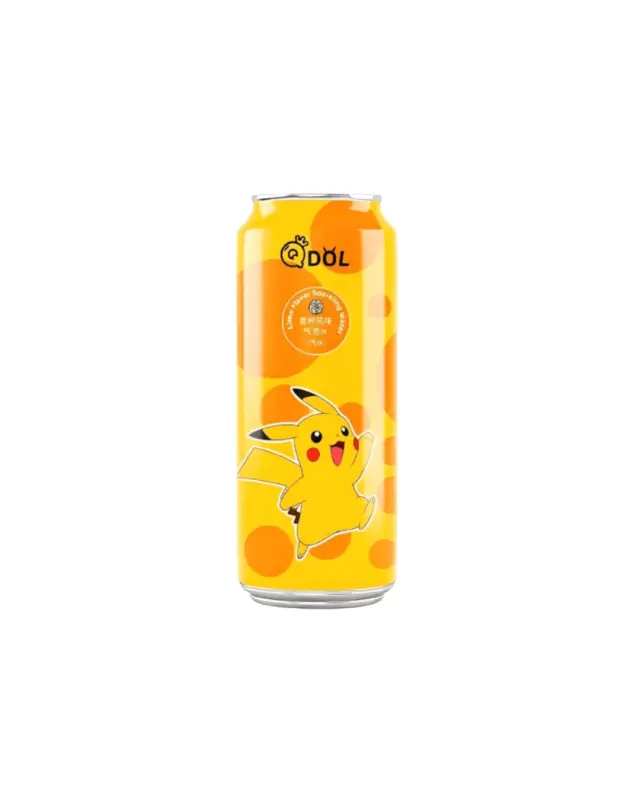 QDOL Pokemon Lime Flavor Sparkling Water Pikachu ΧΓ 500ml