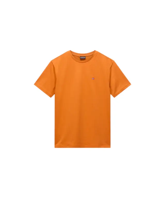 Napapijri - Ανδρικό T-shirt Salis Ss Sum Regular Fit NP0A4H8D-A68 Πορτοκαλί - L 3