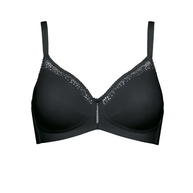 Triumph Γυναικείο Σουτιέν Cotton Beauty N, Χρώμα Μαύρο