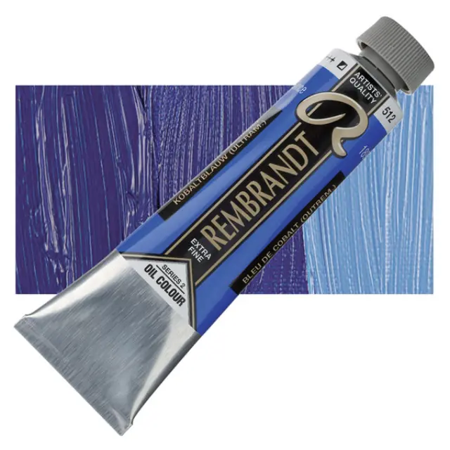 Λάδι Talens Rembrandt - 512 Cobalt Blue Ultramarine - 40ml