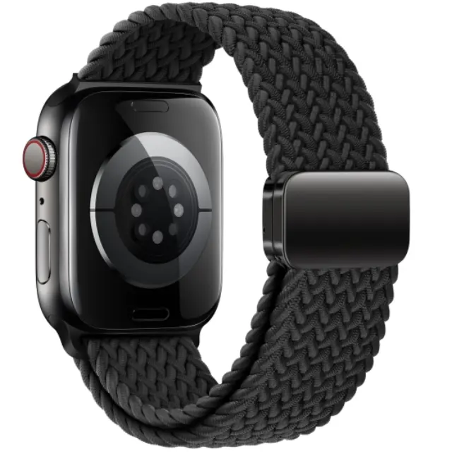 Tech-Protect Nylonmag Apple Watch 8 / 9 / 10 / 11 / 12 / Se / Ultra (44 / 45 / 46 / 49 Mm) - Black 2