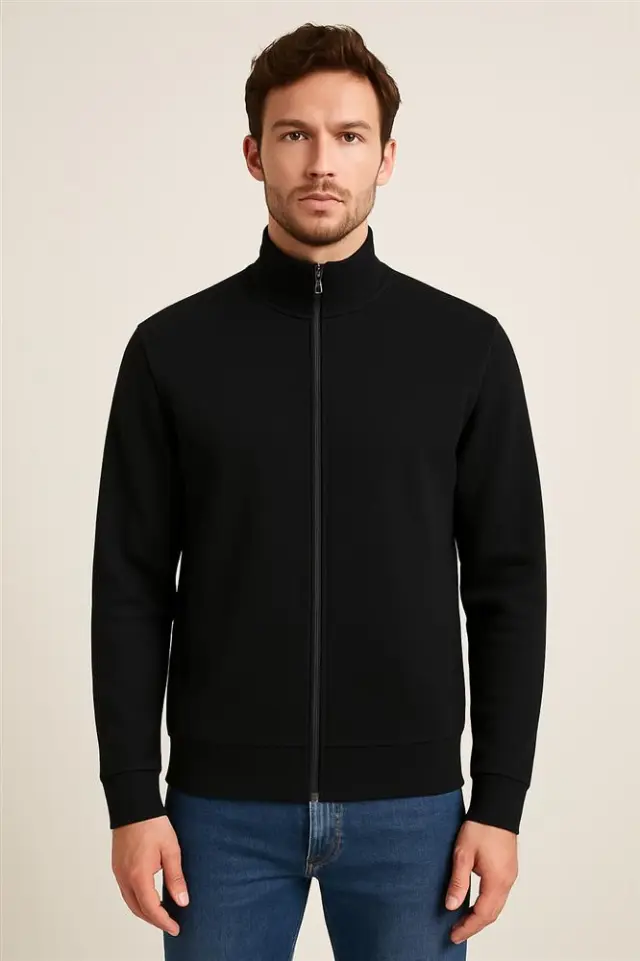 Ζακέτα πλεκτή, JCOSTANCE KNIT BADGE ZIP CARDIGAN, Jack & Jones - M 2