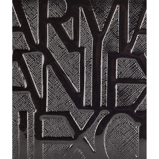 Armani Exchange γυναικειο πορτοφολι με αναγλυφο λογοτυπο - μαυρο 3