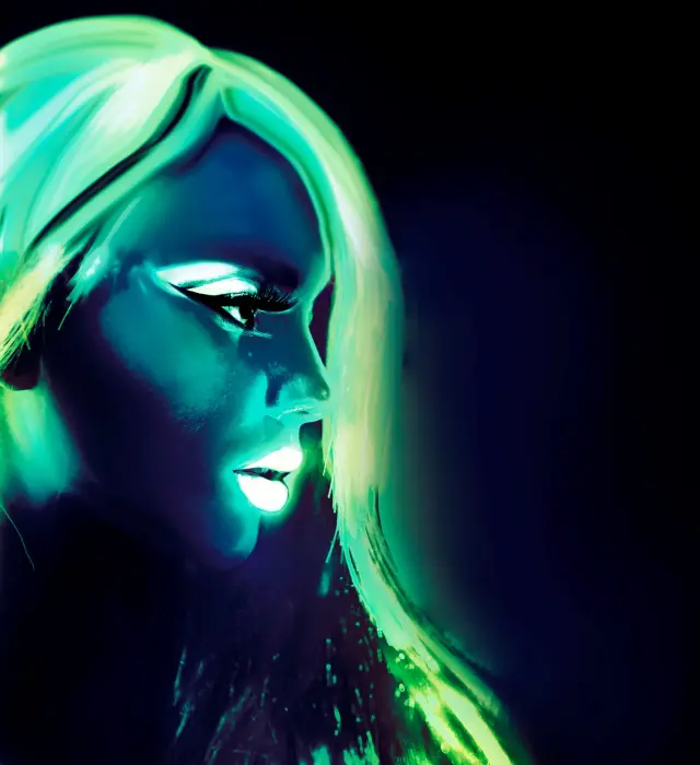 Αποκριάτικο Μακιγιάζ Σωληνάριο Glow in the Dark 30ml (Widmann) (W-09974) 3