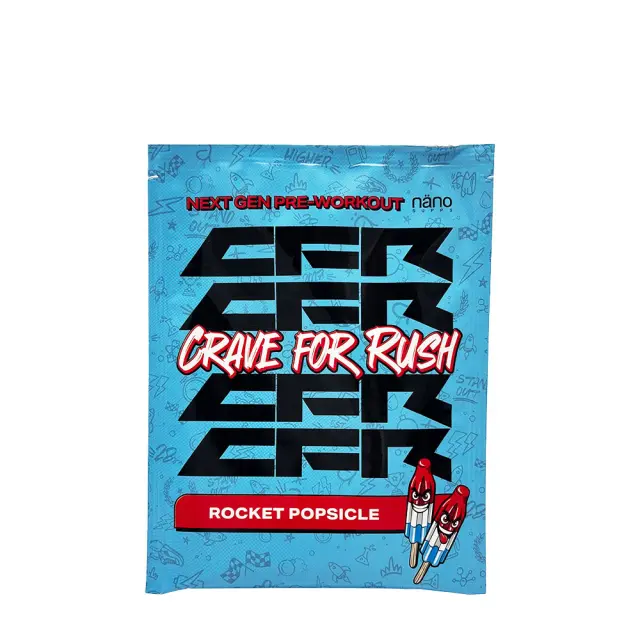 Nanosupps Crave For Rush Preworkout Rocket Popsicle, 20 g