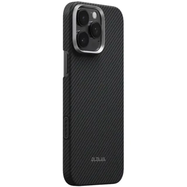 Pitaka Ultra-Slim Case, Black/Grey (PitaTap) - iPhone 16 Pro Max