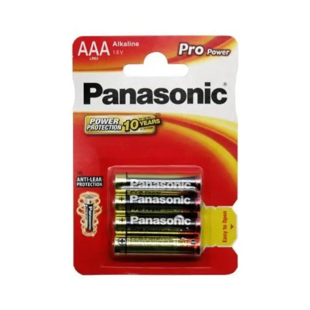 Μπαταρία Alkaline Pro Power Panasonic AAA LR03 (4 τεμ.) N25793