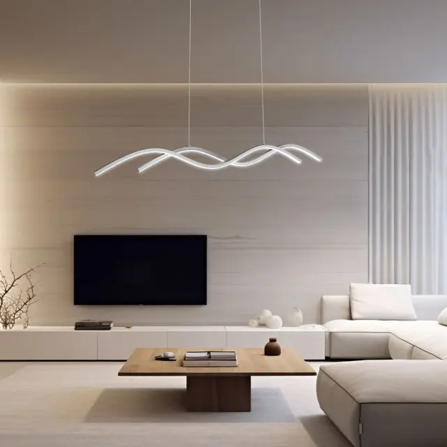 LED Φωτιστικό Οροφής Κρεμαστό LOARA 27Watt Λευκό CCT VIV004866 2