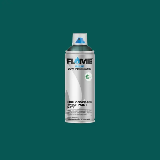 Flame Blue Spray Paint 400ml FB-620 Aqua Dark