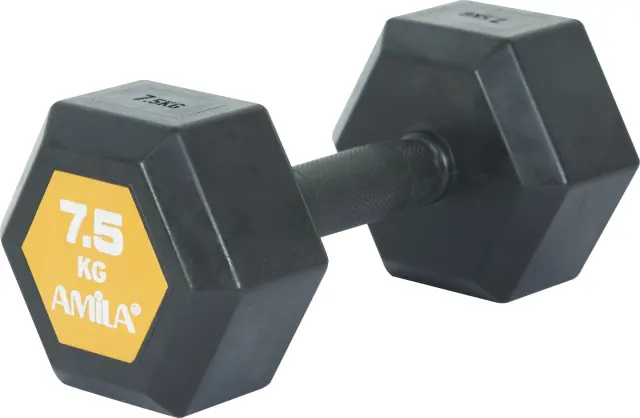 AMILA Aλτήρας Εξάγωνος Original Rubber H - 7,5Kg (90588)
